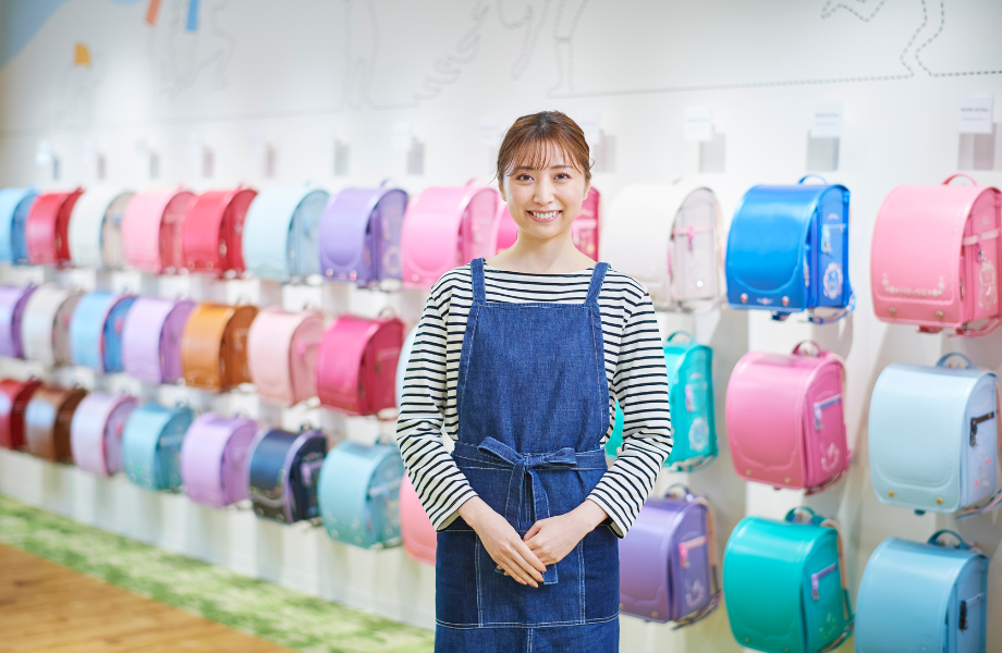 セイバンの直営店は、ご家族みんなで楽しめる ランドセルの体験型