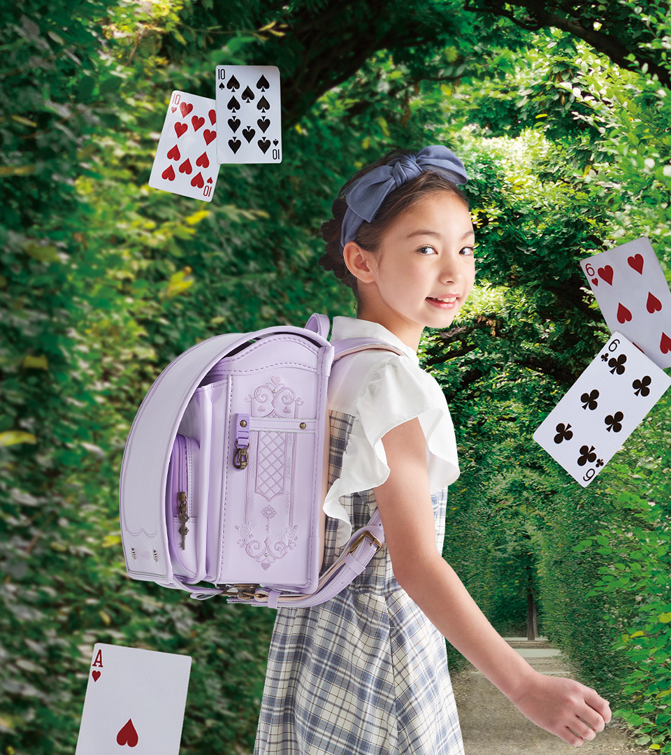【カラー】 【新品】セイバン 日本製 女の子 入学 レッド 天使の羽 ランドセル レザー バッグ