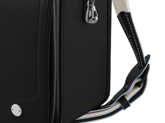 背中のヘリをなくしたコンパクトな形状に。