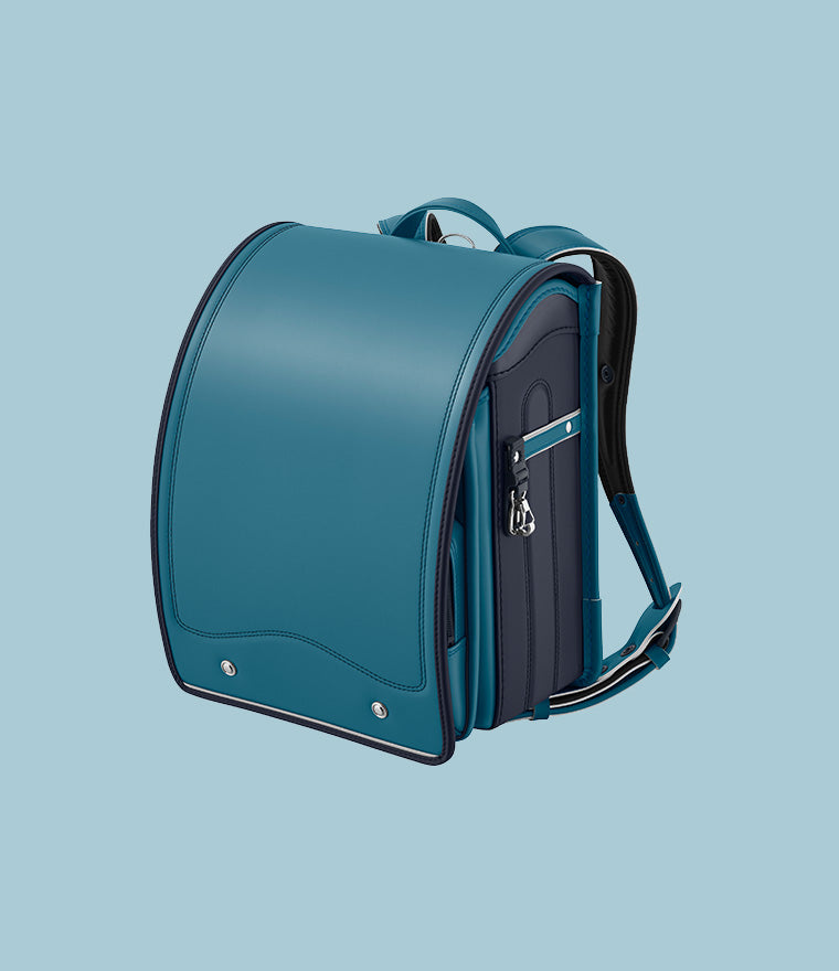 アッシュブルー×ネイビー