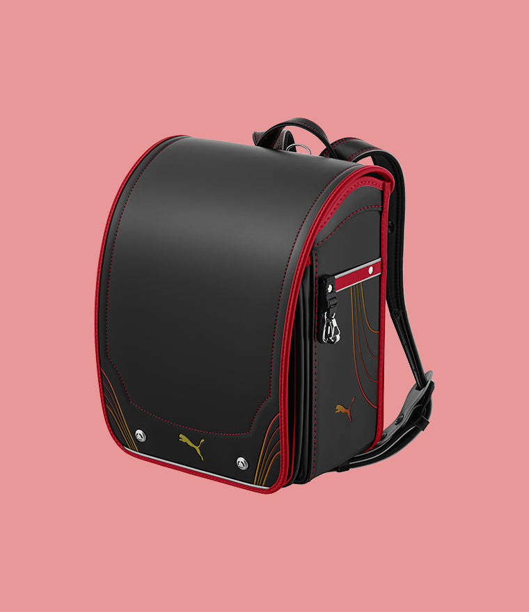 ブラック×カーマインレッド