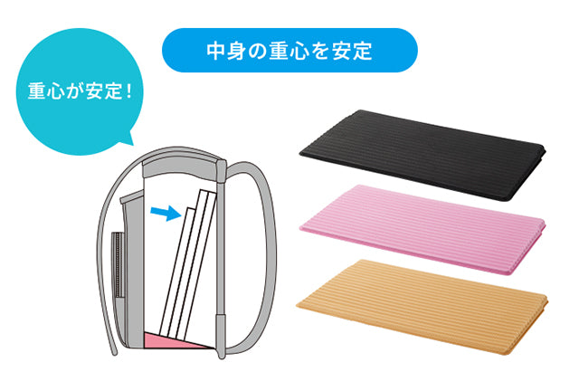 教科書の動きを安定させる チルトプレート